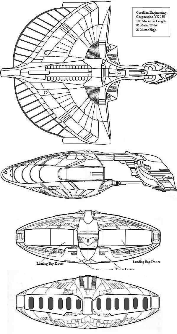 Modified Corellian Engineering Corporation YZ-785